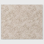 Cream Brown Leopard Print            Cadeaupapier (Vlak)