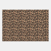 Cream Brown Leopard Print Inpakpapier Vel (Voorkant)