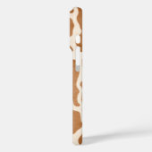 Cream Brown Safari Giraffe Animal Print Case-Mate iPhone Case (Achterkant / Links)