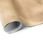 Cream Brown Waterverf Cadeaupapier (Rol Hoek)