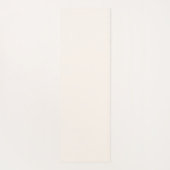 Cream-Brown Yoga Pose en aangepaste naam Yogamat (Achterkant)