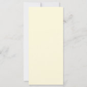 Cream bruiloft programma (Achterkant)