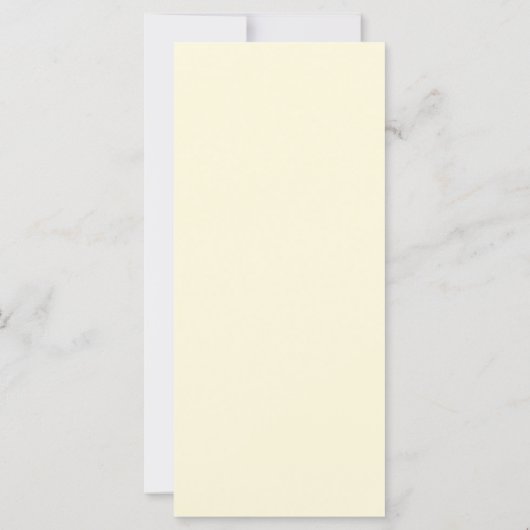 Cream bruiloft programma (Achterkant)