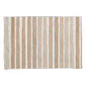 Cream & Bruine Harten Valentijnsdag Kussensloop (Voorkant-Rechts)