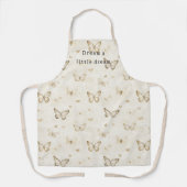 Cream Butterflies Hearts Bridal Shower Schort (Voorkant)