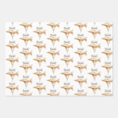 Cream Candy Canes Paper Airplanes Bows Christmas (Voorkant 2)