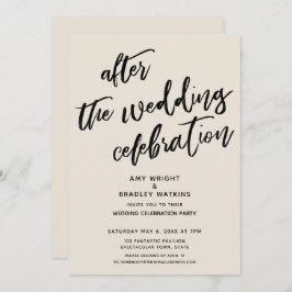 Cream Casual na de bruiloft Kaart