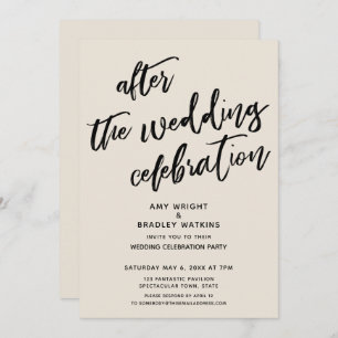 Cream Casual na de bruiloft Kaart