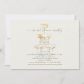 Cream Champagne Tower Bubbly Vrijgezellenfeest Kaart (Voorkant)