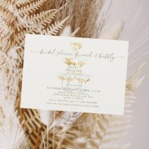 Cream Champagne Tower Vrijgezellenfeest Brunch