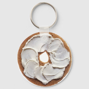 Cream Cheese Bagel Sleutelhanger