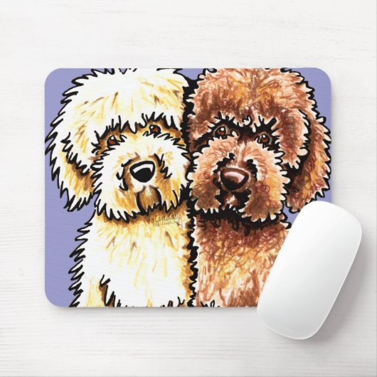 Cream Chocolate Labradoles Muismat (Met muis)