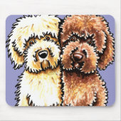 Cream Chocolate Labradoles Muismat (Voorkant)