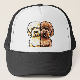 Cream Chocolate Labradoles Trucker Pet