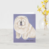 Cream Chow Kaart (Gele Bloem)