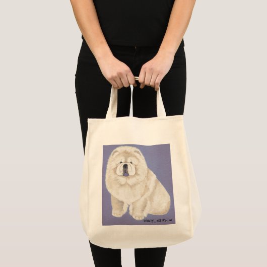 Cream Chows-tas Tote Bag (Voorkant (product))