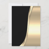 Cream Christmas Balls, Goud Bedrijfsfeest Kaart (Achterkant)