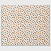 Cream Coffee Beans Cadeaupapier (Vlak)