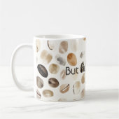 Cream Coffee Beans Koffiemok (Links)