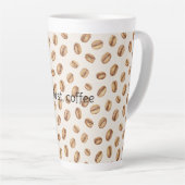 Cream Coffee Beans Latte Mok (Rechterhoek)