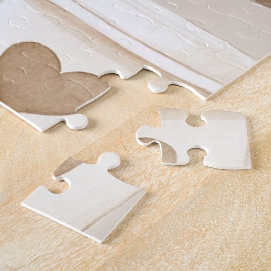 Cream Coffee Heart Cups   Legpuzzel (Zijkant)