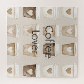 Cream Coffee Heart Cups   Legpuzzel (Horizontaal)