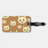 Cream Color Cats. Bagagelabel (Achterkant horizontaal)