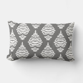 Cream Color en Grey Damask Sofa Cushion Kussen