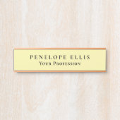 Cream Color Unique Original Classical Professional Deurbordje (Voorkant)