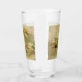 Cream Colored Poinsettias Digital Art Glas (Rechts)
