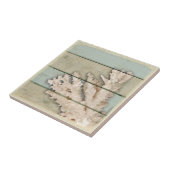 Cream Colour Coral Tegeltje (Zijkant)