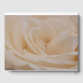 Cream Colour Roos Closeup Gastenboek (Achterkant)