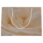 Cream Colour Roos Closeup Groot Cadeauzakje (Voorkant)