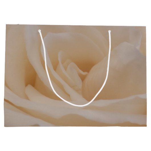 Cream Colour Roos Closeup Groot Cadeauzakje (Achterkant)