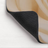 Cream Colour Roos Closeup Muismat (Hoek)