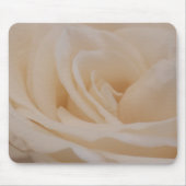 Cream Colour Roos Closeup Muismat (Voorkant)