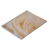Cream Colour Roos Closeup Notitieboek (Linkerzijde)