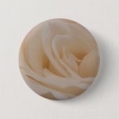 Cream Colour Roos Closeup Ronde Button 5,7 Cm (Voorkant)