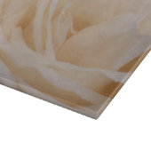 Cream Colour Roos Closeup Snijplank (Hoek)