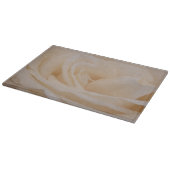 Cream Colour Roos Closeup Snijplank (Hoek)