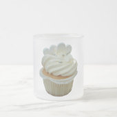 Cream cupcake met mok van hartenglas (Center)