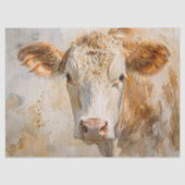 Cream Dairy Koe Decoupage Tissuepapier (Voorkant)