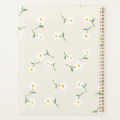 Cream Daisy Dagelijkse Planner | Botanische Organi (Achterkant)