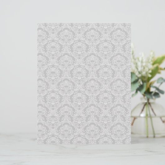 Cream Damask (Staand voorkant)