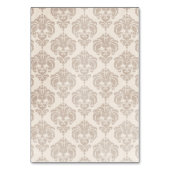 Cream Damask Kaart (Achterkant)