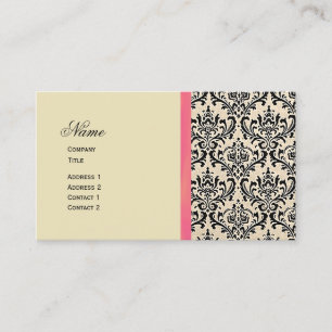 Cream Damask ~ Visitekaartjes