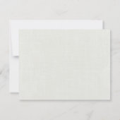 Cream  Damask Wedding Save the Date (Achterkant)