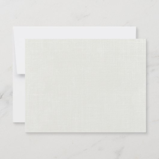 Cream  Damask Wedding Save the Date (Achterkant)