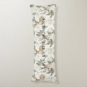 Cream Deer Woodland Animals Christmas   Lichaamskussen (Voorkant Verticaal)