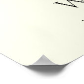 Cream Double Afstuderen 2 Photo Afstuderen Welcome Poster (Hoek)